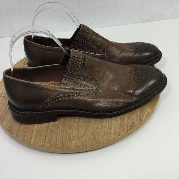 Johnston Murphy J & M Leather Wingtip Loafers Shoes Brown Size 8.5M main image 4